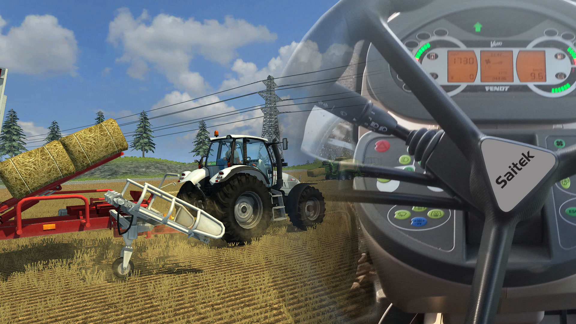 Landwirtschafts-Simulator: Saitek bringt das Lenkrad nach Hause