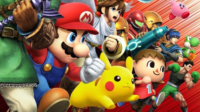 smash bros 3ds title